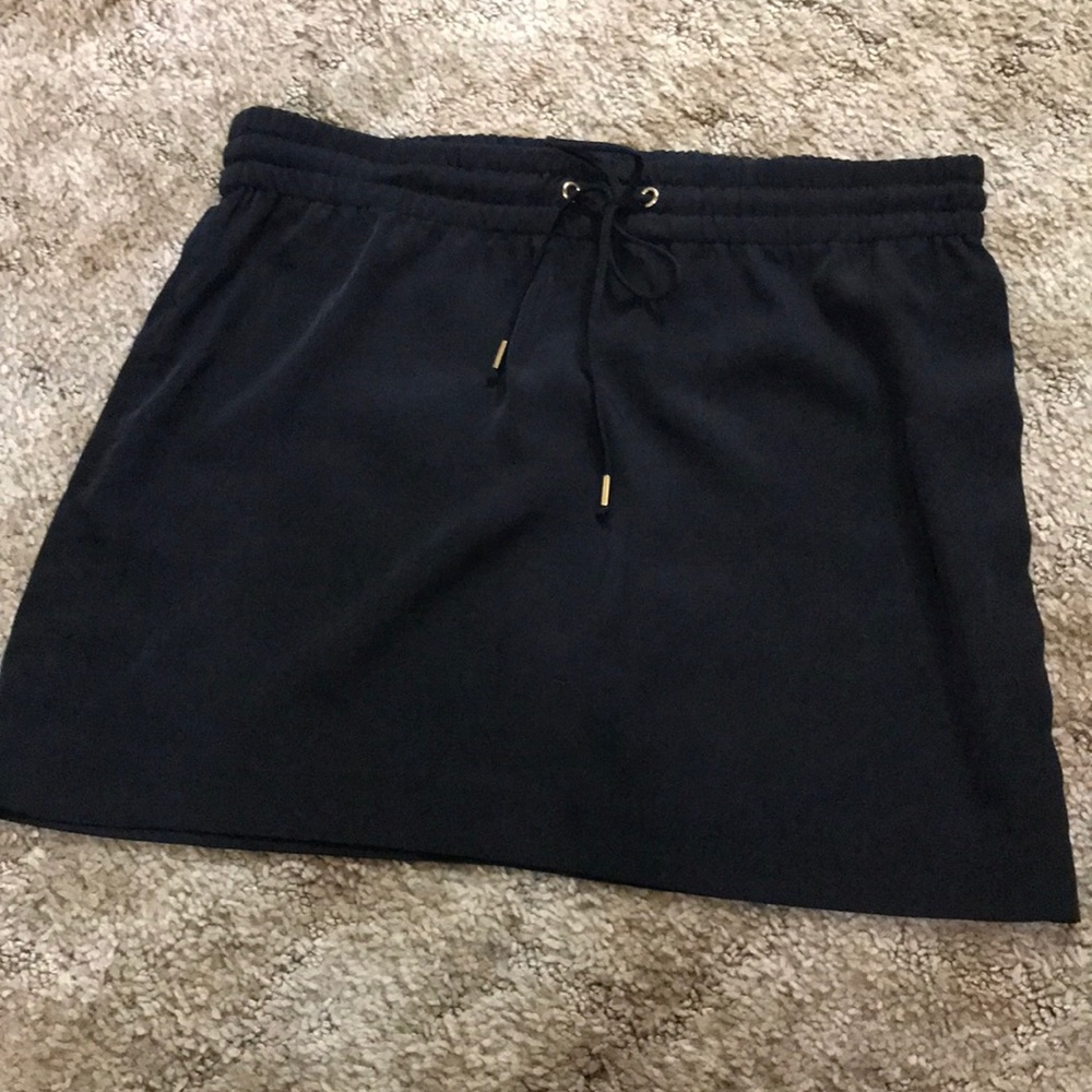 Black dressy mini skirt